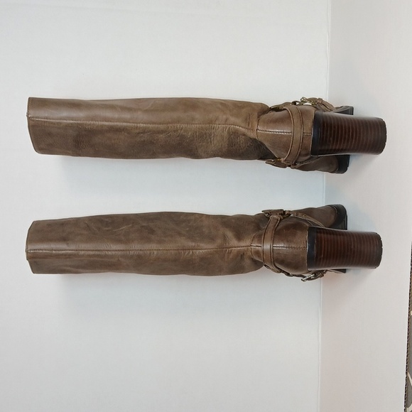 Lauren  RALPH LAUREN Delsa Tall Knee High Equestrian Riding Boots size 7.5 - Picture 4 of 16